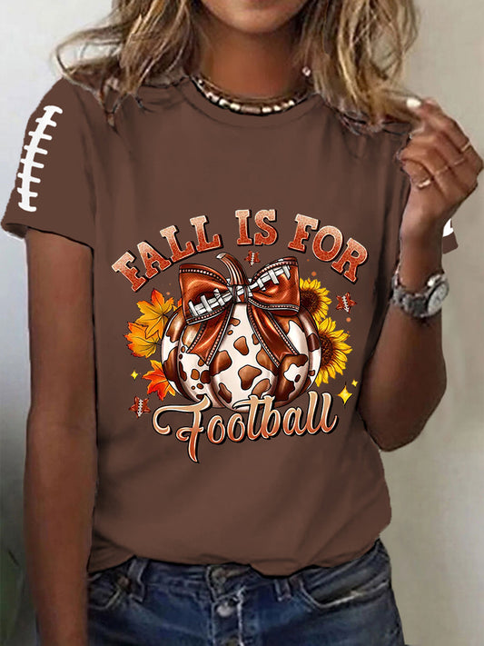 Women's Football Lover Short Sleeve T-Shirt