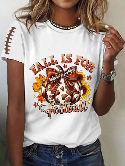 Women's Football Lover Short Sleeve T-Shirt