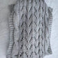 Women’s Cut-out Knitted Shawl with Double Sleeves