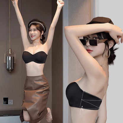 💕What should I wear tomorrow?💕Summer Sale Non-Slip Full-Coverage Bandeau Bra