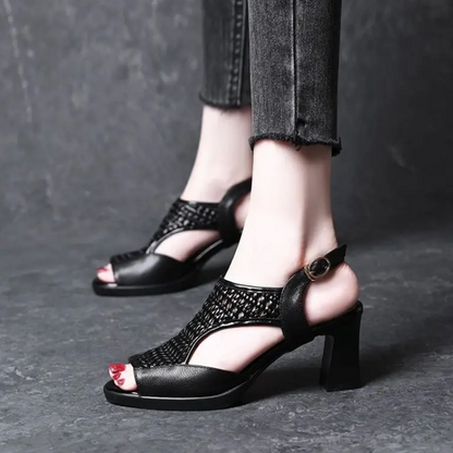 Women’s Soft Comfort Open-Toe Heels