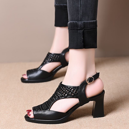 Women’s Soft Comfort Open-Toe Heels