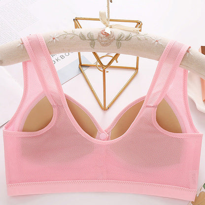 Buy 4 get 2 free✨ Breathable cotton bra with knot at the front