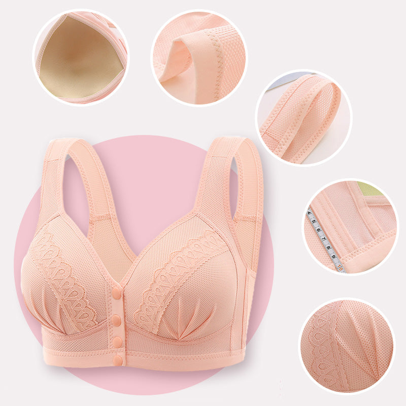Buy 4 get 2 free✨ Breathable cotton bra with knot at the front