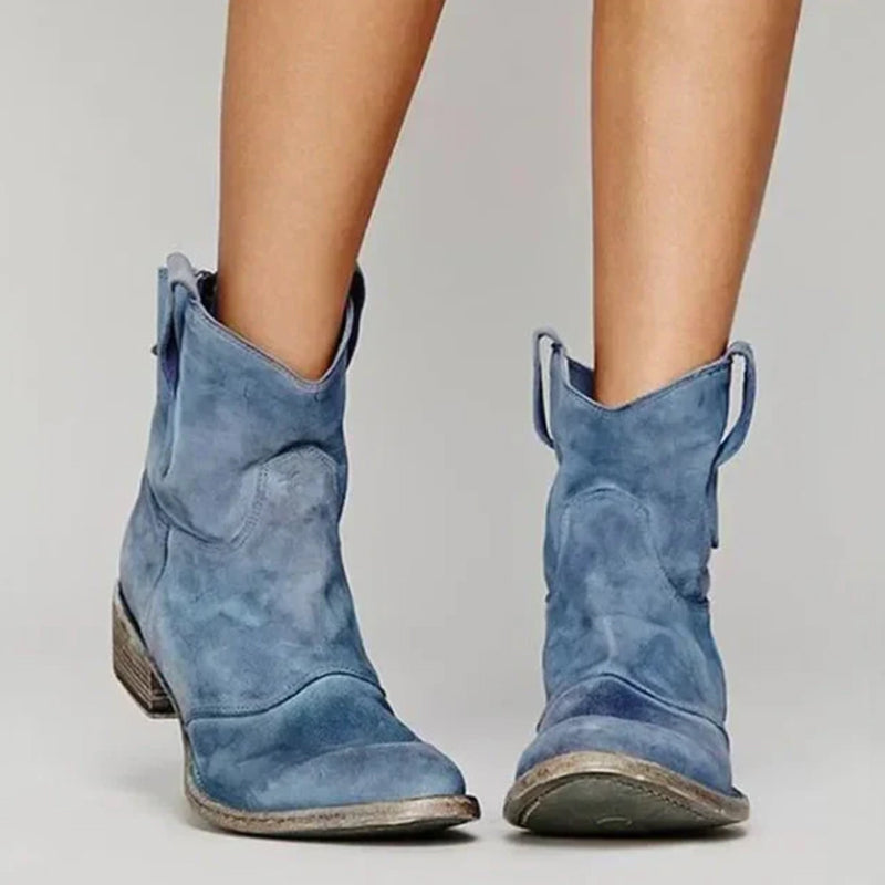 ⏳HOT SALE 49% off💥Comfortable women's ankle boots made of synthetic suede