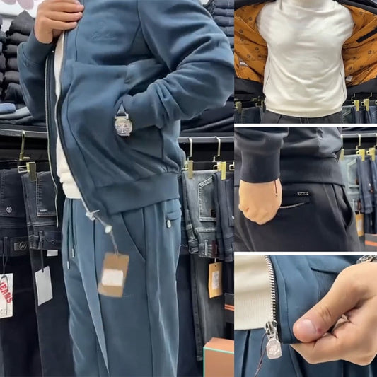 🎉 Hot Sale 50% OFF✈️Men's Casual Jacket & Pants Two-Piece Set