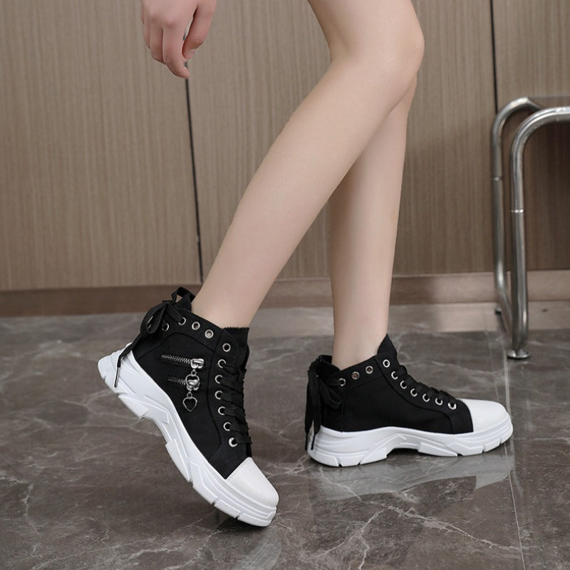 💗LAST DAY - PROMOTION💗Women's Casual Chunky-Soled Canvas Shoes