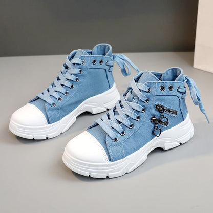 💗LAST DAY - PROMOTION💗Women's Casual Chunky-Soled Canvas Shoes