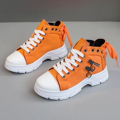 💗LAST DAY - PROMOTION💗Women's Casual Chunky-Soled Canvas Shoes