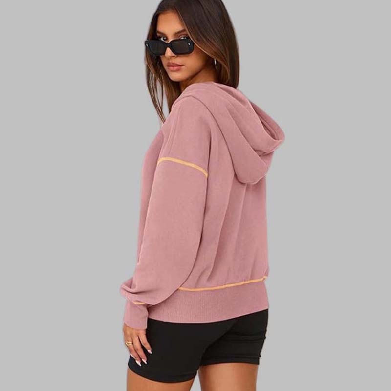 🍂Autumn Promotion 45%💕Women's Hooded Sweatshirt with Half zip