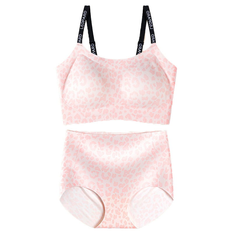 🍂Autumn Promotion 50%💕Women's Seamless Leopard Bra & Panty Set