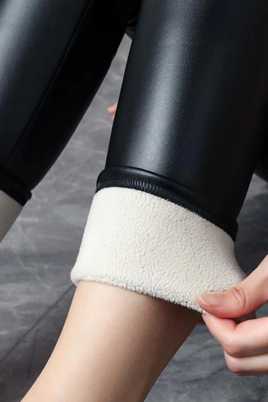 🔥LAST DAY SALE- 50% OFF👖faux leather leggings (fleece inside)