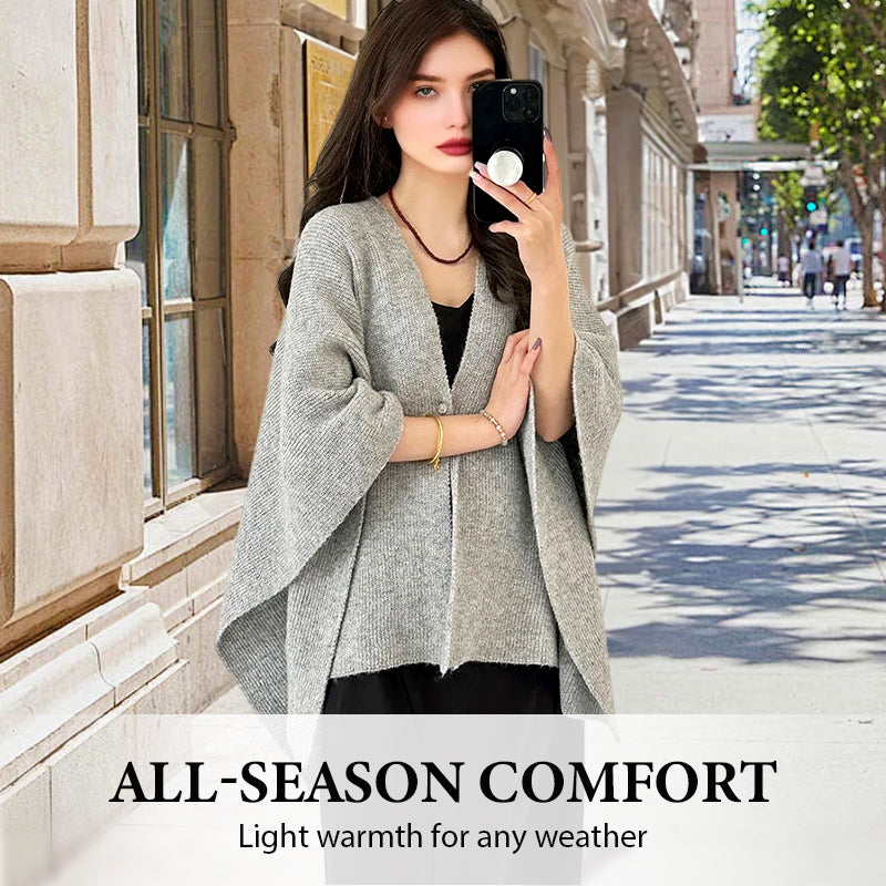🏆50K+ SOLD! Almost Gone - 49% OFF💕Women's Elegant Knit Cardigan Cape