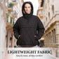 Women's Lightweight Waterproof Quilted Pullover Hoodie