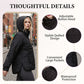 Women's Lightweight Waterproof Quilted Pullover Hoodie
