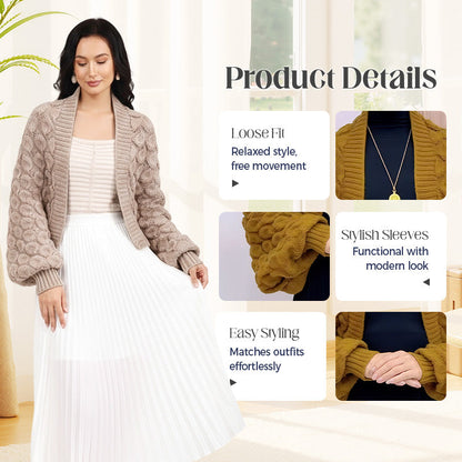 Women's Warm Shawls and Wraps with Sleeves
