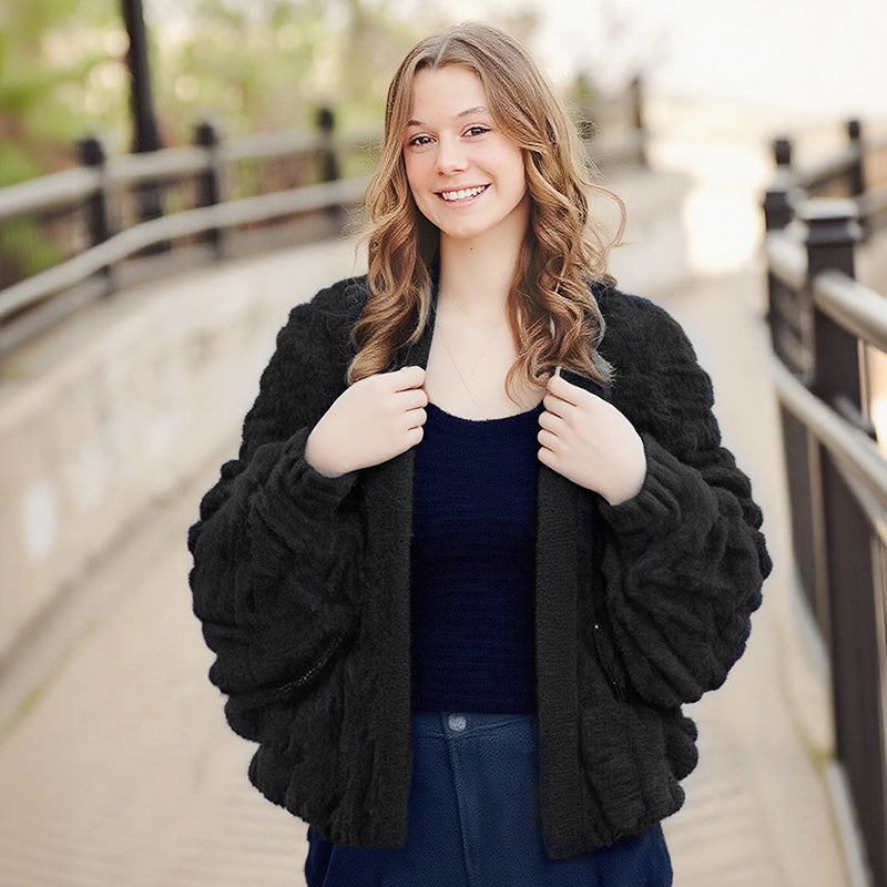 Women's Warm Shawls and Wraps with Sleeves