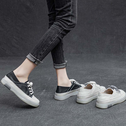 Women's Casual Artificial Leather Shoes