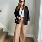 🥰Tummy Control Button Wide Leg Pant