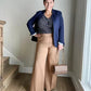 🥰Tummy Control Button Wide Leg Pant