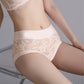 Women's Hygienic Mid-Rise Lace Panties