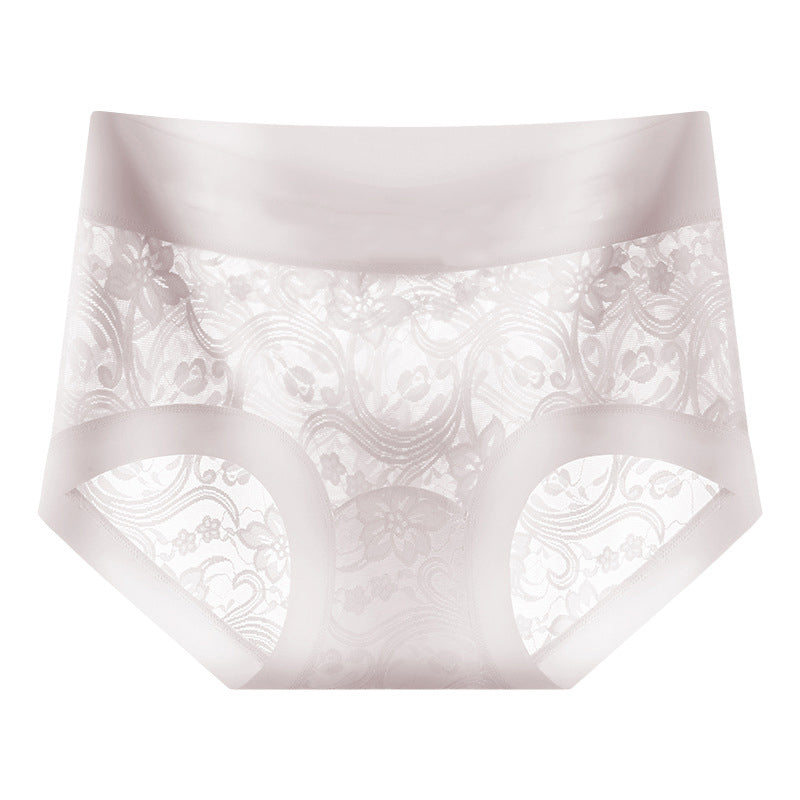 Women's Hygienic Mid-Rise Lace Panties