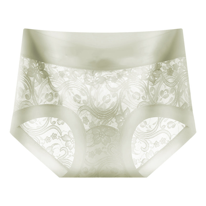 Women's Hygienic Mid-Rise Lace Panties