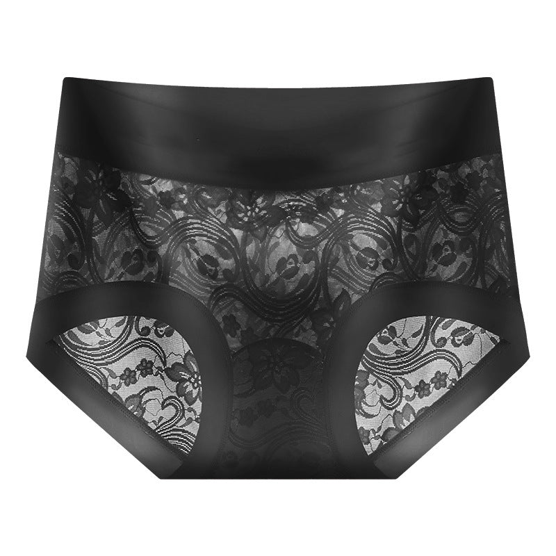 Women's Hygienic Mid-Rise Lace Panties