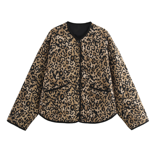 Women’s Lightweight Quilted Warm Reversible Jacket