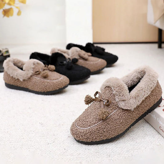 Women’s Cozy Plush Slip-On Shoes