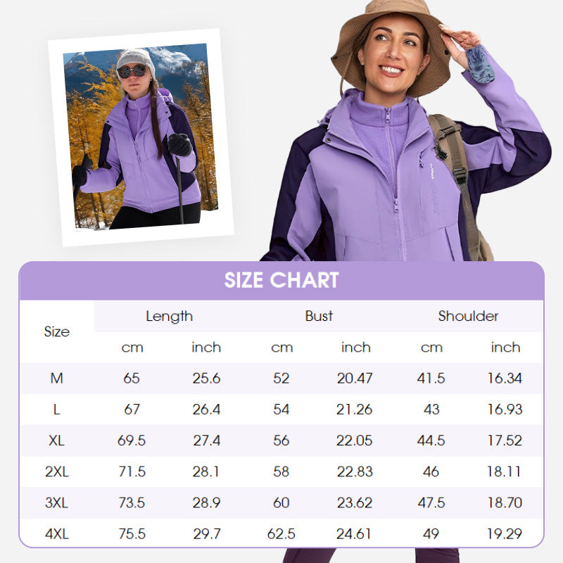 3-in-1 Outdoor Waterproof Jacket