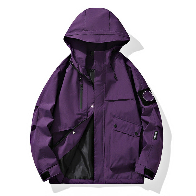 Unisex Waterproof Hooded Outdoor Jacket