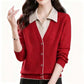 Women’s Elegant Mock Layered Sweater