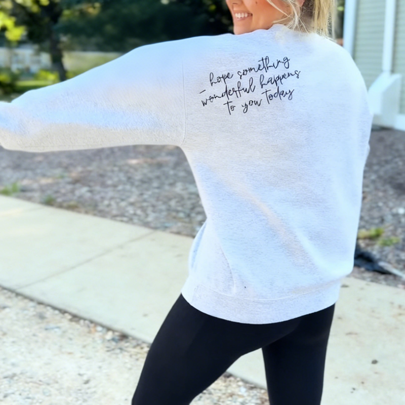 Women's Casual Heart Print Sweatshirt