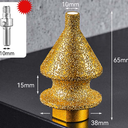 ⚒️ ACHETEZ 2, OBTENEZ 1 GRATUIT ! 🔧 Fraise à chanfreiner diamant pour meuleuse – Brasée, filetage M10 & 2 tailles – Polyvalente pour carrelage, pierre ou verre – finition propre sans éclats ✨
