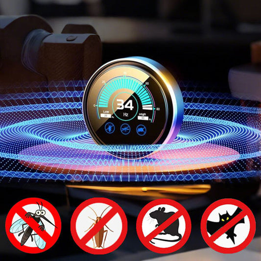 📢📢60% de réduction ! Répulsif ultrasonique intelligent contre les rongeurs