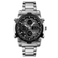 📢📢53% DE RÉDUCTION !! ⏰ Montre Analogique-Numérique Militaire Étanche pour Hommes – 48mm, Multifonction & Bracelet en Acier Inoxydable ! 🕰️💪
