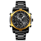 📢📢53% DE RÉDUCTION !! ⏰ Montre Analogique-Numérique Militaire Étanche pour Hommes – 48mm, Multifonction & Bracelet en Acier Inoxydable ! 🕰️💪