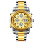 📢📢53% DE RÉDUCTION !! ⏰ Montre Analogique-Numérique Militaire Étanche pour Hommes – 48mm, Multifonction & Bracelet en Acier Inoxydable ! 🕰️💪