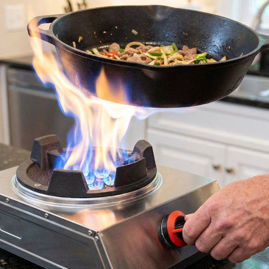 🔥 60% DE RÉDUCTION! 🏕️ Réchaud à Gaz Mobile 1 Foyer – Pliant, Puissant & Parfait pour le Camping et les Pique-niques ✨