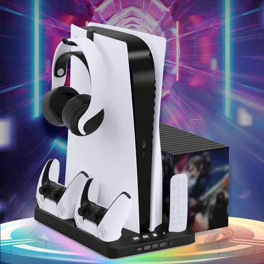 🔥Nouveau Hot Selling❤️‍🔥 Ensemble de support de refroidissement multifonctionnel pour PS5✈️ Livraison gratuite