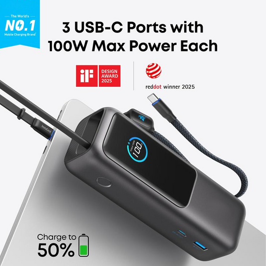 📱💥 55 % de réduction + livraison gratuite  – Chargeur portable + câble intégré (Lightning/Type-C) | Recharge ultra rapide, tient dans une poche, sécurité anti-surcharge 🔐