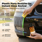 Produit de restauration pour revêtements en cristal des pièces en plastique de voiture