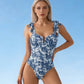 Maillot de bain une pièce imprimé pour femme