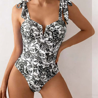Maillot de bain une pièce imprimé pour femme