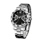 Montre à quartz classique en métal pour homme