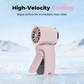 Ventilateur portable à pince avec écran LED