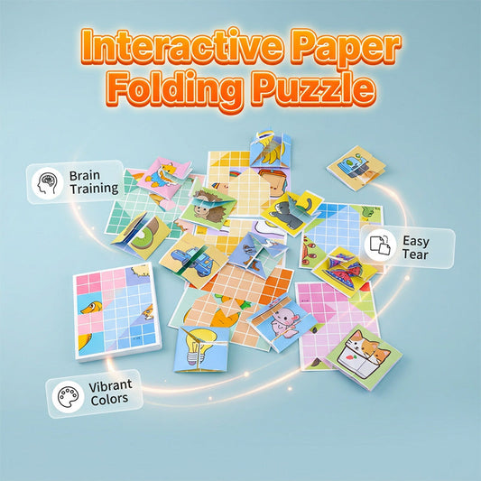 Jeu de pliage de papier éducatif pour enfants